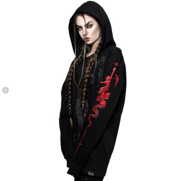 KILLSTAR Oversized Unisex Hoodie - Picture 2 of 6